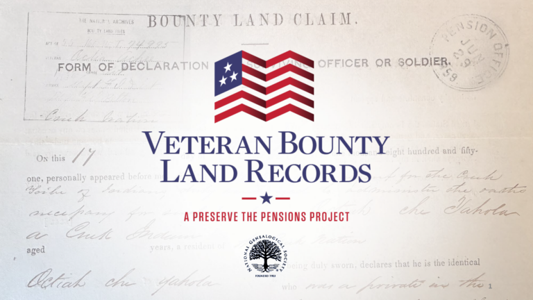 Veteran Bounty Land Records