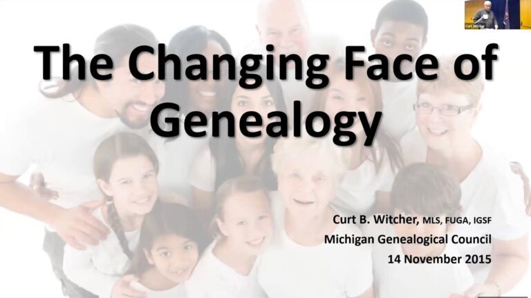 Changing Face of Genealogy