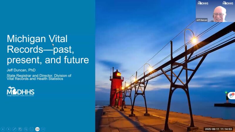 Michigan Vital Records - Past, Present & Future